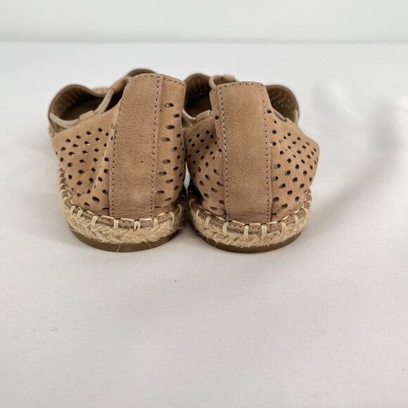 Eileen Fisher Lee 2 Slip On Espadrille Size 8 Latte Jute Foodbed - Picture 4 of 11